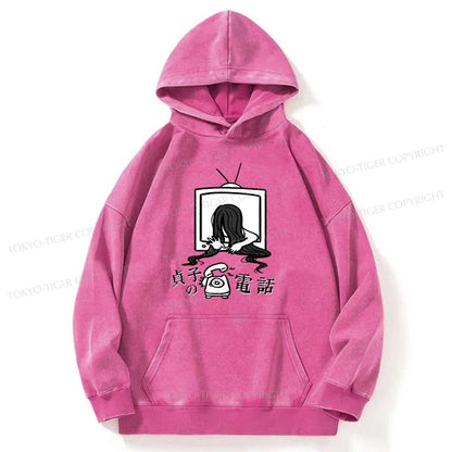 Tokyo-Tiger The Ring Sadako Washed Hoodie