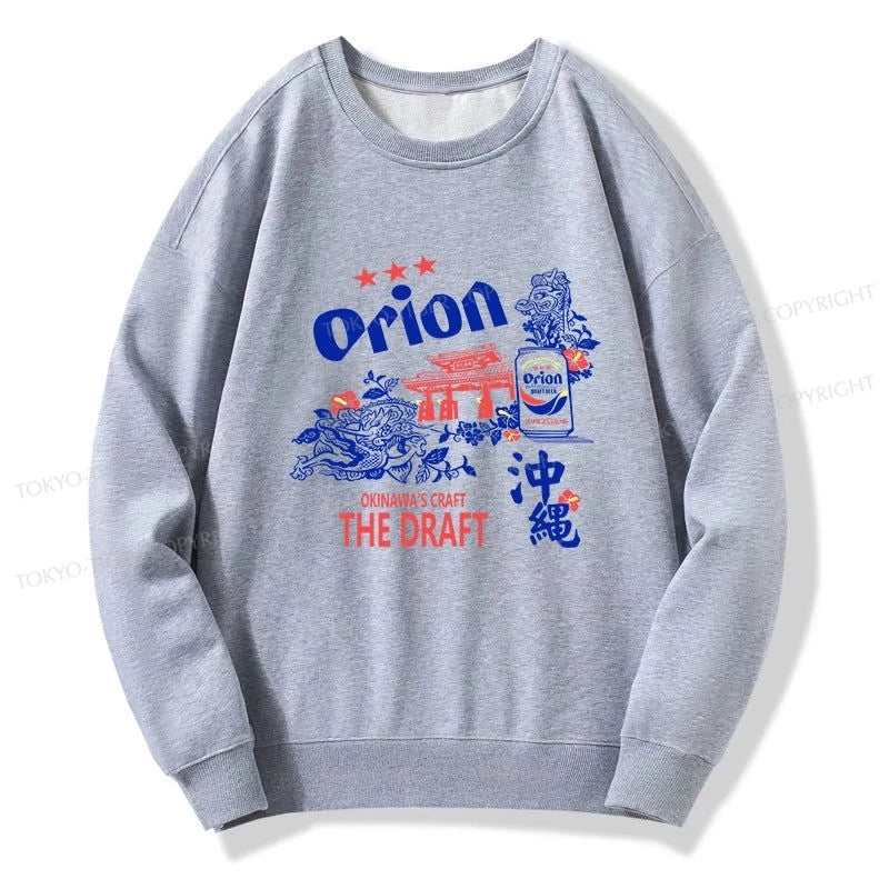 Tokyo-Tiger Orion Beer With Okinawa Sweatshirt