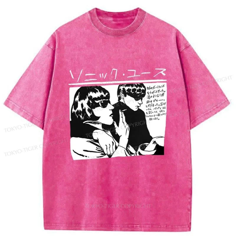 Tokyo-Tiger Sonic Youth Japanese Washed T-Shirt