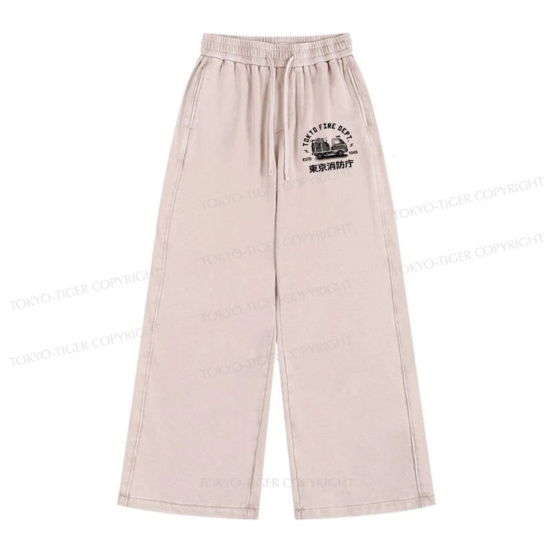 Tokyo-Tiger Tokyo Fire Dept Washed Sweatpants