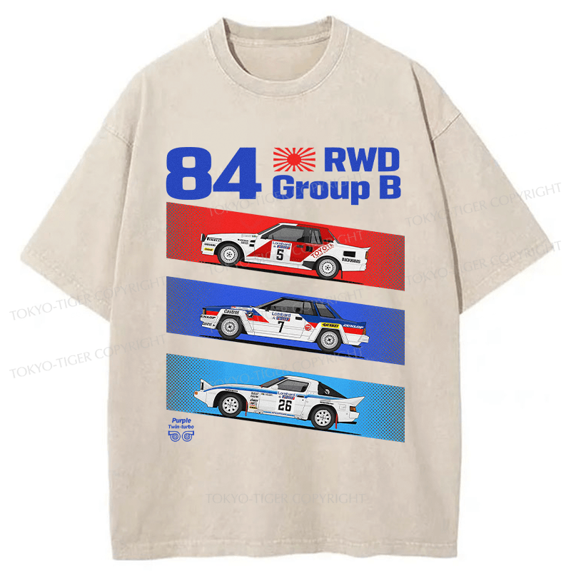 Tokyo-Tiger RWD Group B Japanese Washed T-Shirt