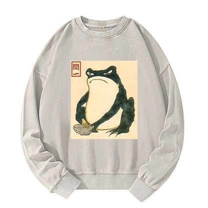 Tokyo-Tiger Matsumoto Hoji Japanese Frog Washed Sweatshirt