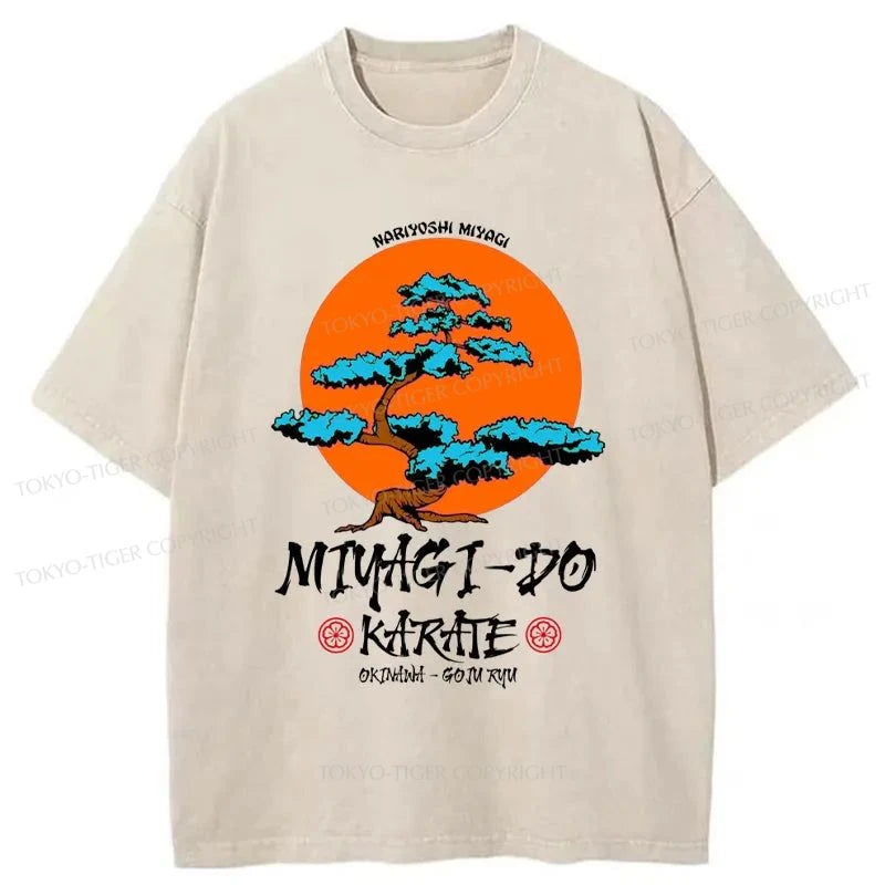 Tokyo-Tiger Miyagi-do Karate Japan Washed T-Shirt