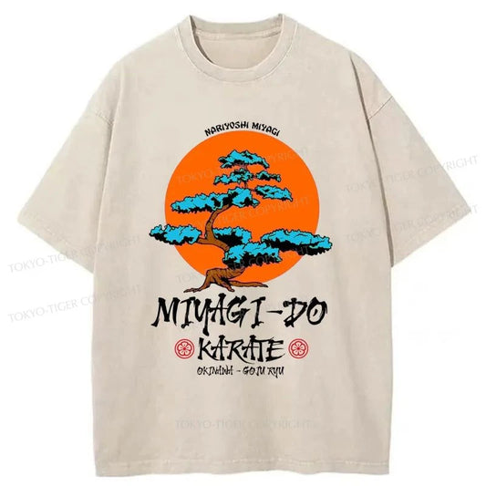 Tokyo-Tiger Miyagi-do Karate Japan Washed T-Shirt