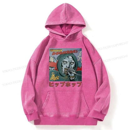 Tokyo-Tiger Mf Doom Japan Washed Hoodie