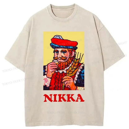 Tokyo-Tiger NIKKA Japanese Washed T-Shirt