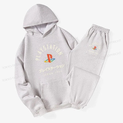 Tokyo-Tiger PlayStation Logo Japan Fleece Lined Hoodie Set