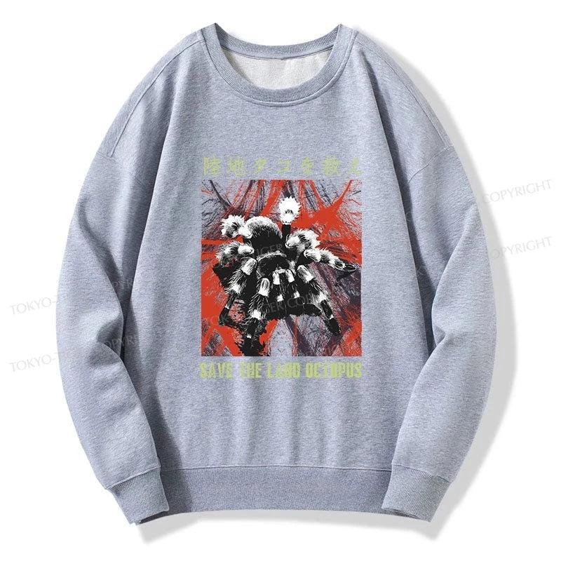 Tokyo-Tiger Real Scary Spiders Sweatshirt