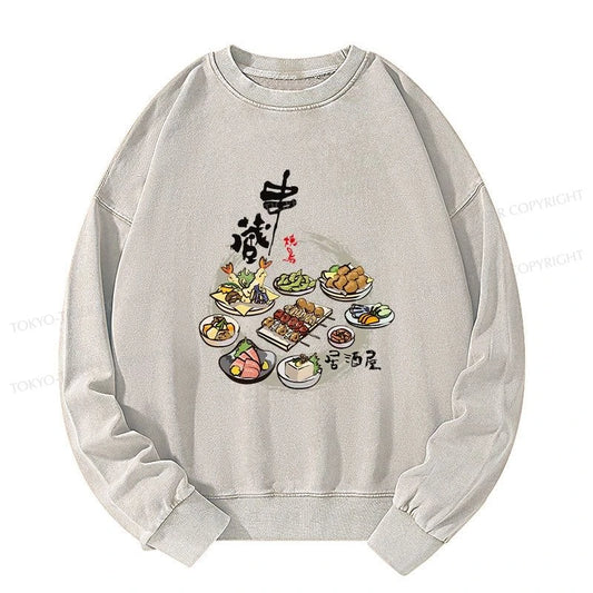 Tokyo-Tiger Lzakaya Japan Washed Sweatshirt