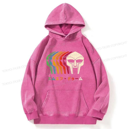 Tokyo-Tiger Retro MF Doom Washed Hoodie