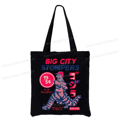 Tokyo-Tiger Big City Stompers Tote Bag