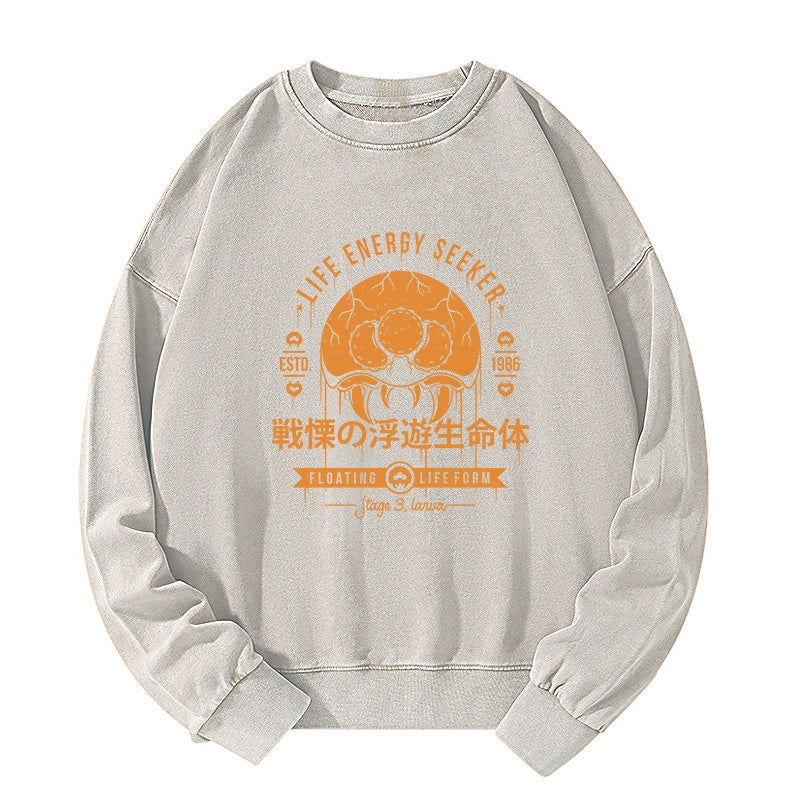 Tokyo-Tiger The Dangerous Larva Washed Sweatshirt