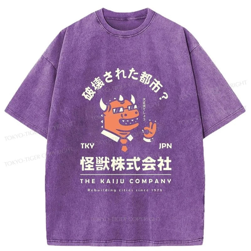 Tokyo-Tiger THE KAIJU COMPANY Monster Washed T-Shirt