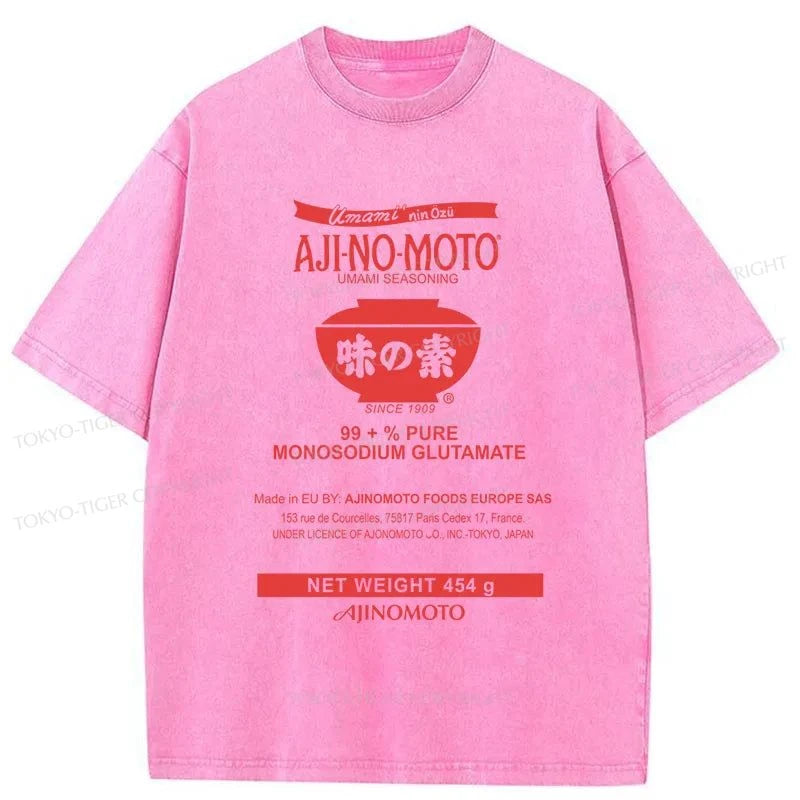 Tokyo-Tiger Monosodium Glutamate Japanese Washed T-Shirt