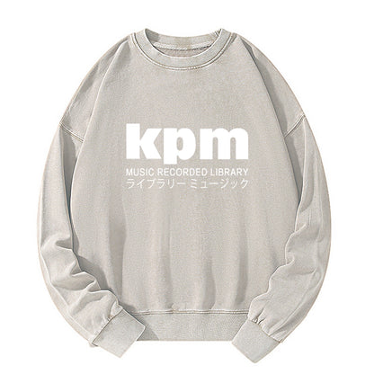 Tokyo-Tiger KPM Music Washed Sweatshirt