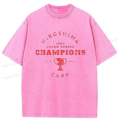 Tokyo-Tiger Hiroshima Champions 1984 Washed T-Shirt