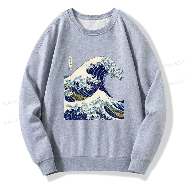 Tokyo-Tiger The Great Wave KanaGawa Sweatshirt