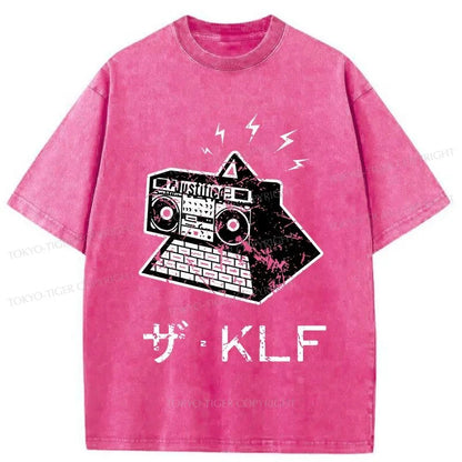 Tokyo-Tiger KLF Logo Japanese Washed T-Shirt