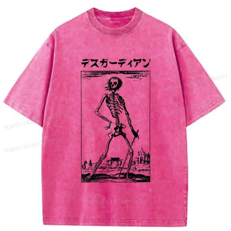 Tokyo-Tiger Death Guardian Japanese Washed T-Shirt