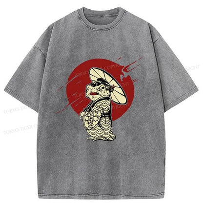 Tokyo-Tiger Frog Monster Washed T-Shirt