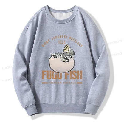 Tokyo-Tiger Fugu Fish Japanese Sweatshirt