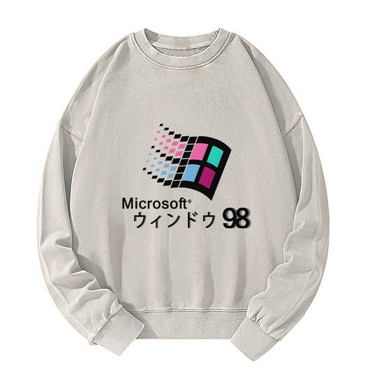 Tokyo-Tiger Microsoft Windows 98 Washed Sweatshirt