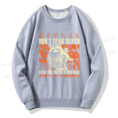 Tokyo-Tiger Timid Raccoon Japanese Sweatshirt