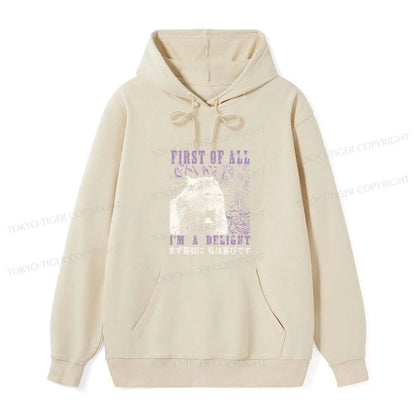 Tokyo-Tiger First Of All I'm A Delight Classic Hoodie