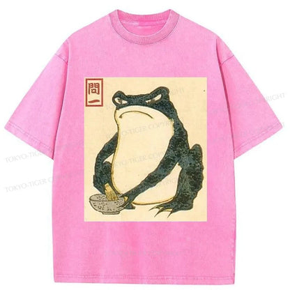 Tokyo-Tiger Matsumoto Hoji Japanese Frog Washed T-Shirt