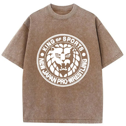 Tokyo-Tiger New Japan Pro Wrestling Washed T-Shirt