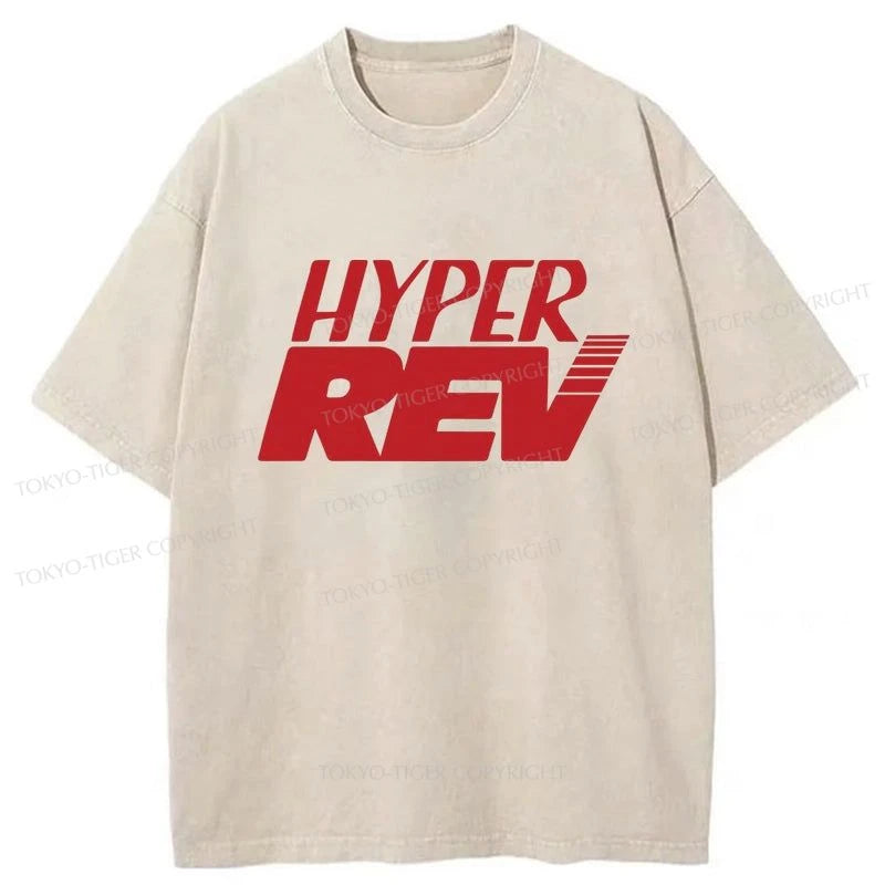 Tokyo-Tiger Hyper Rev Book Washed T-Shirt