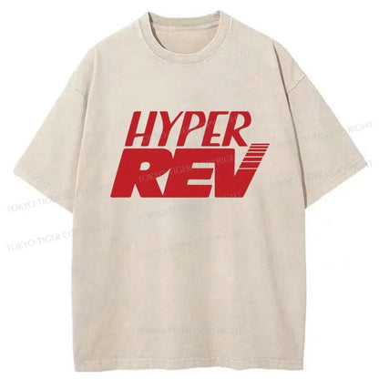 Tokyo-Tiger Hyper Rev Book Washed T-Shirt