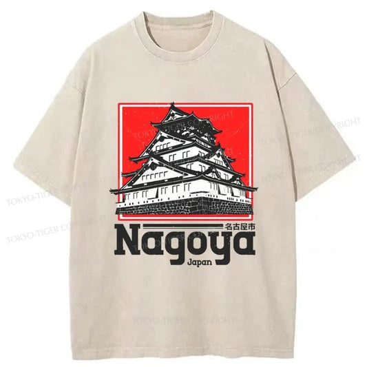 Tokyo-Tiger Nagoya Japan City Washed T-Shirt