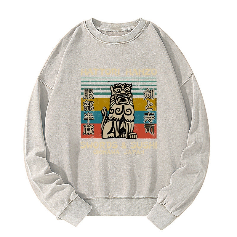 Tokyo-Tiger Hattori Hanzo Washed Sweatshirt