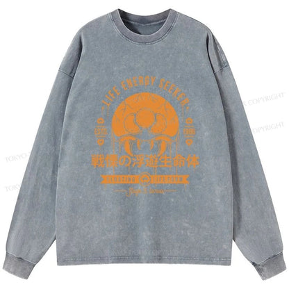 Tokyo-Tiger The Dangerous Larva Washed Long Sleeve T-Shirt