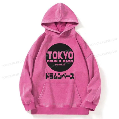 Tokyo-Tiger Tokyo DnB Japanese Washed Hoodie