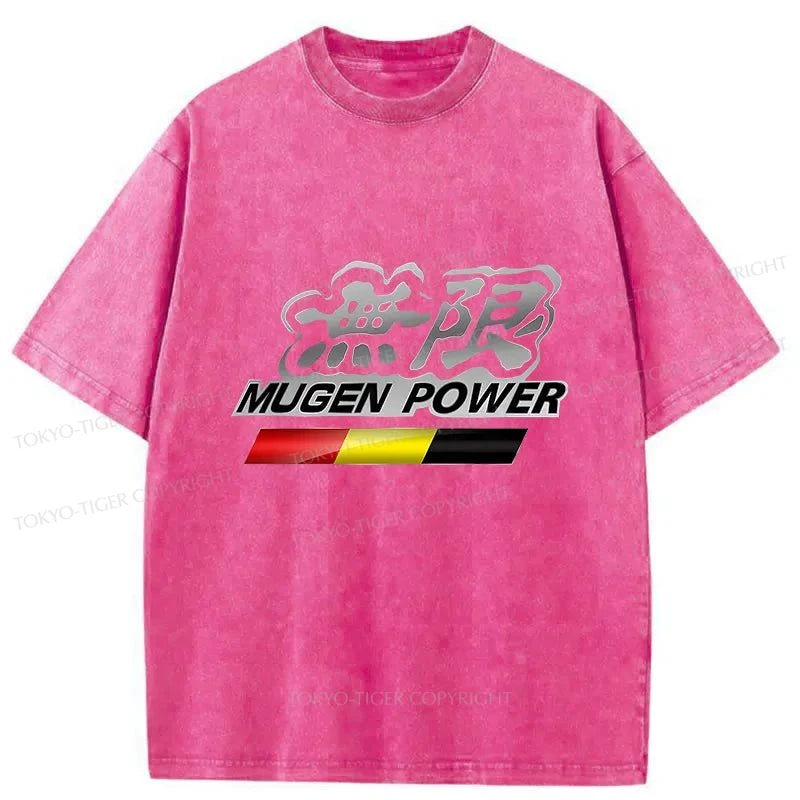 Tokyo-Tiger Mugen Power Japanese Washed T-Shirt