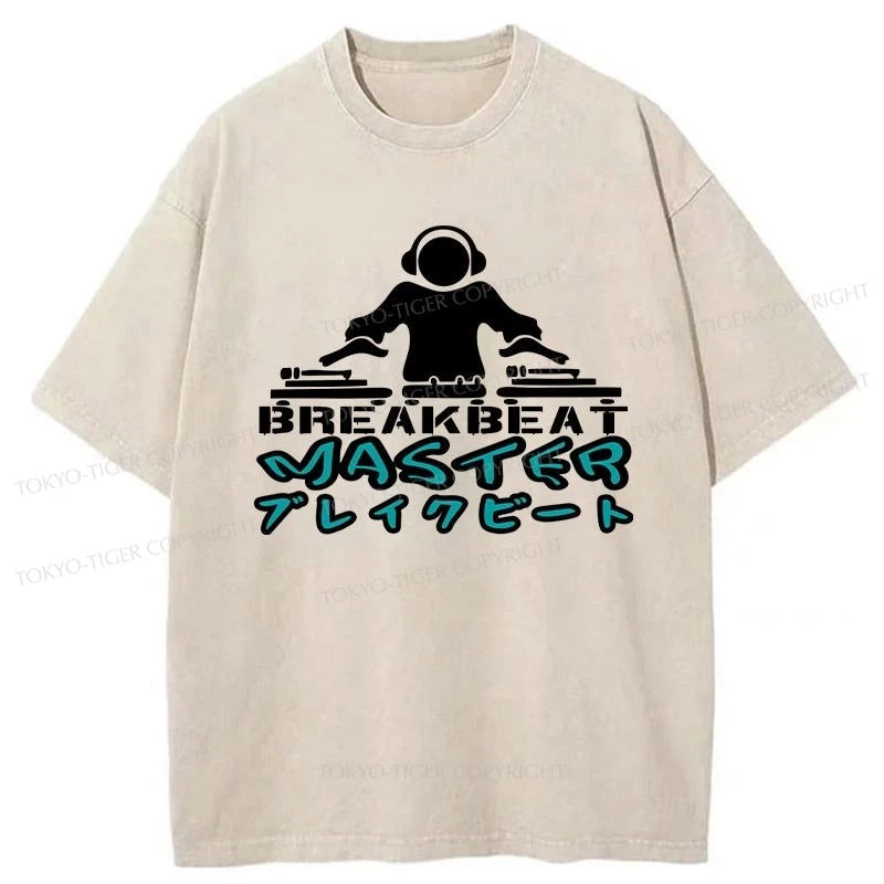 Tokyo-Tiger Breakbeat Master Washed T-Shirt