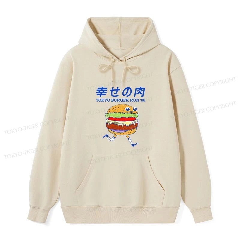 Tokyo-Tiger Tokyo Burger Run Japanese Classic Hoodie