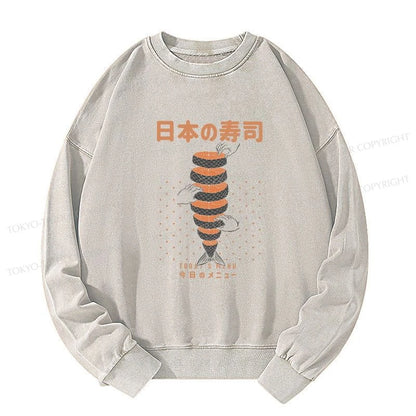 Tokyo-Tiger Today's Menu Washed Sweatshirt