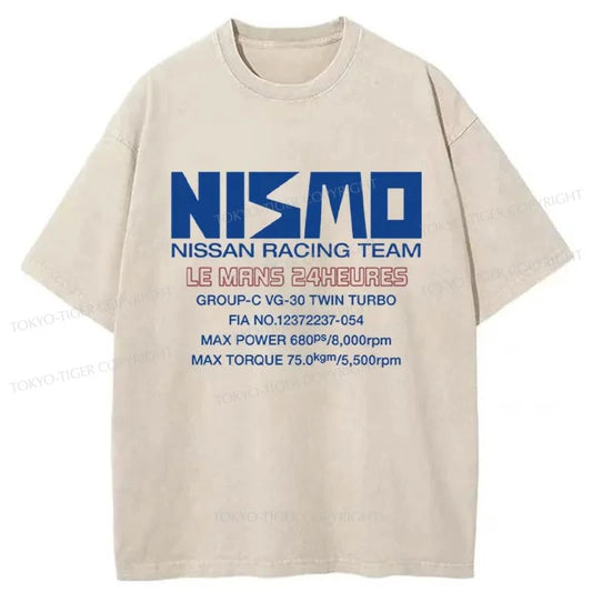 Tokyo-Tiger Nismo Logo Japanese Washed T-Shirt