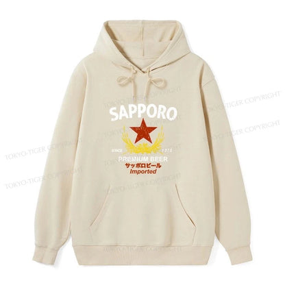 Tokyo-Tiger Sapporo Beer Essential Classic Hoodie