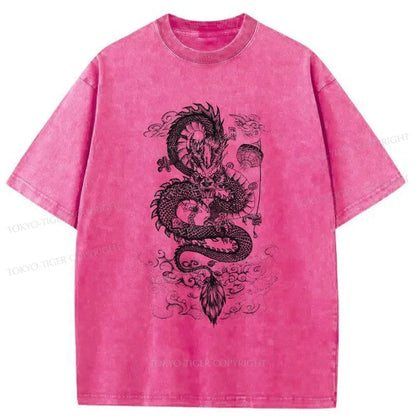 Tokyo-Tiger Terrible Dragon Japan Washed T-Shirt