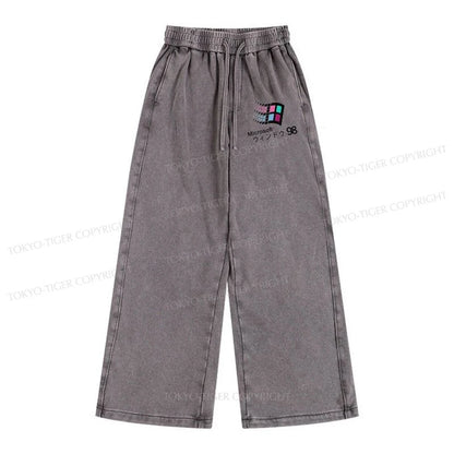 Tokyo-Tiger Microsoft Windows 98 Washed Sweatpants