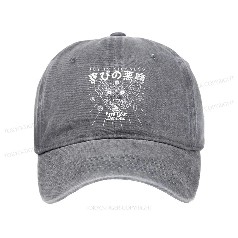 Tokyo-Tiger Joy Is Sickness Washed Cap