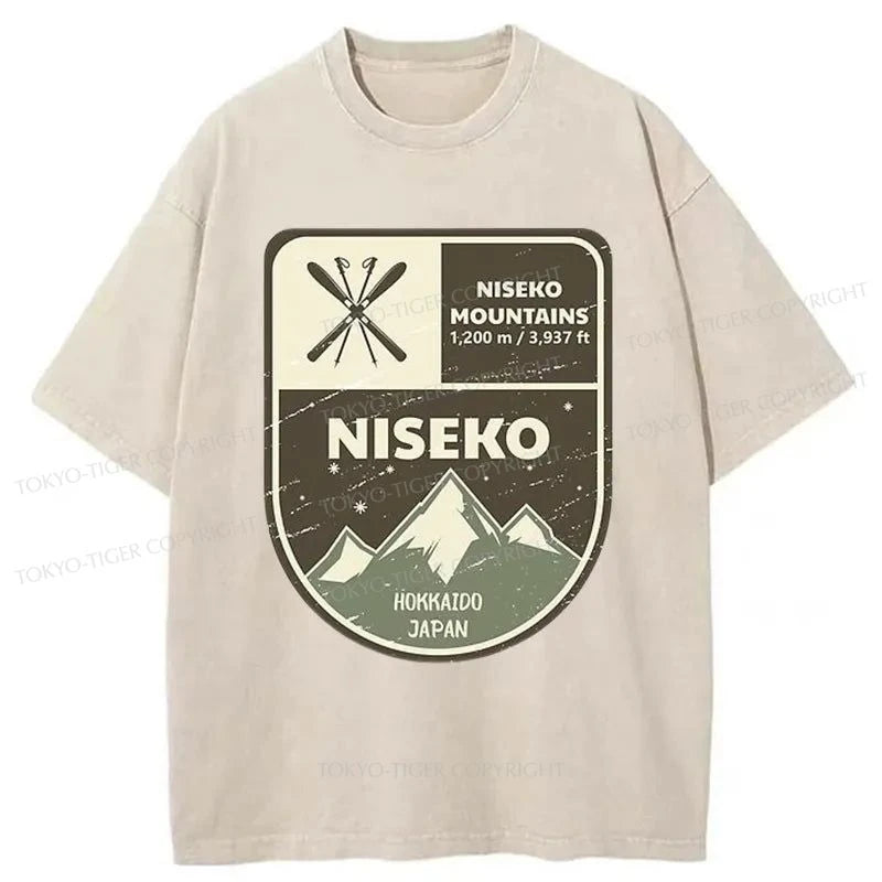 Tokyo-Tiger Niseko Hokkaido Japanese Washed T-Shirt