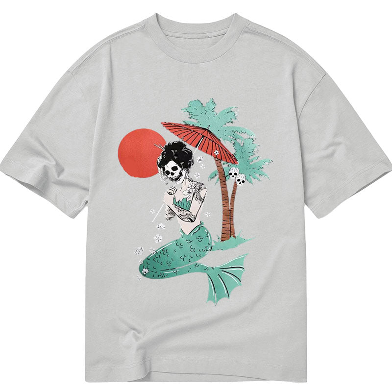 Tokyo-Tiger Geisha Skull Mermaid Classic T-Shirt