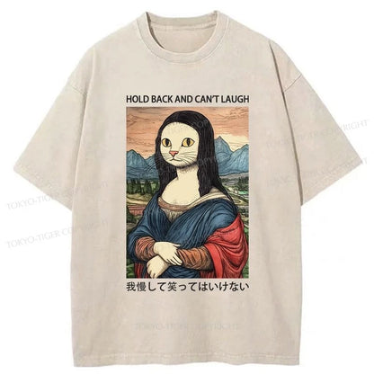 Tokyo-Tiger Hold Back And Can't Laugh Washed T-Shirt