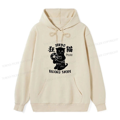 Tokyo-Tiger Tokyo Record Store Cat CD Classic Hoodie