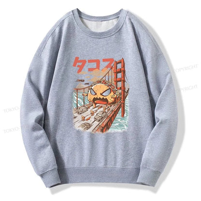 Tokyo-Tiger The Great Taco Kaiju Japanese Sweatshirt